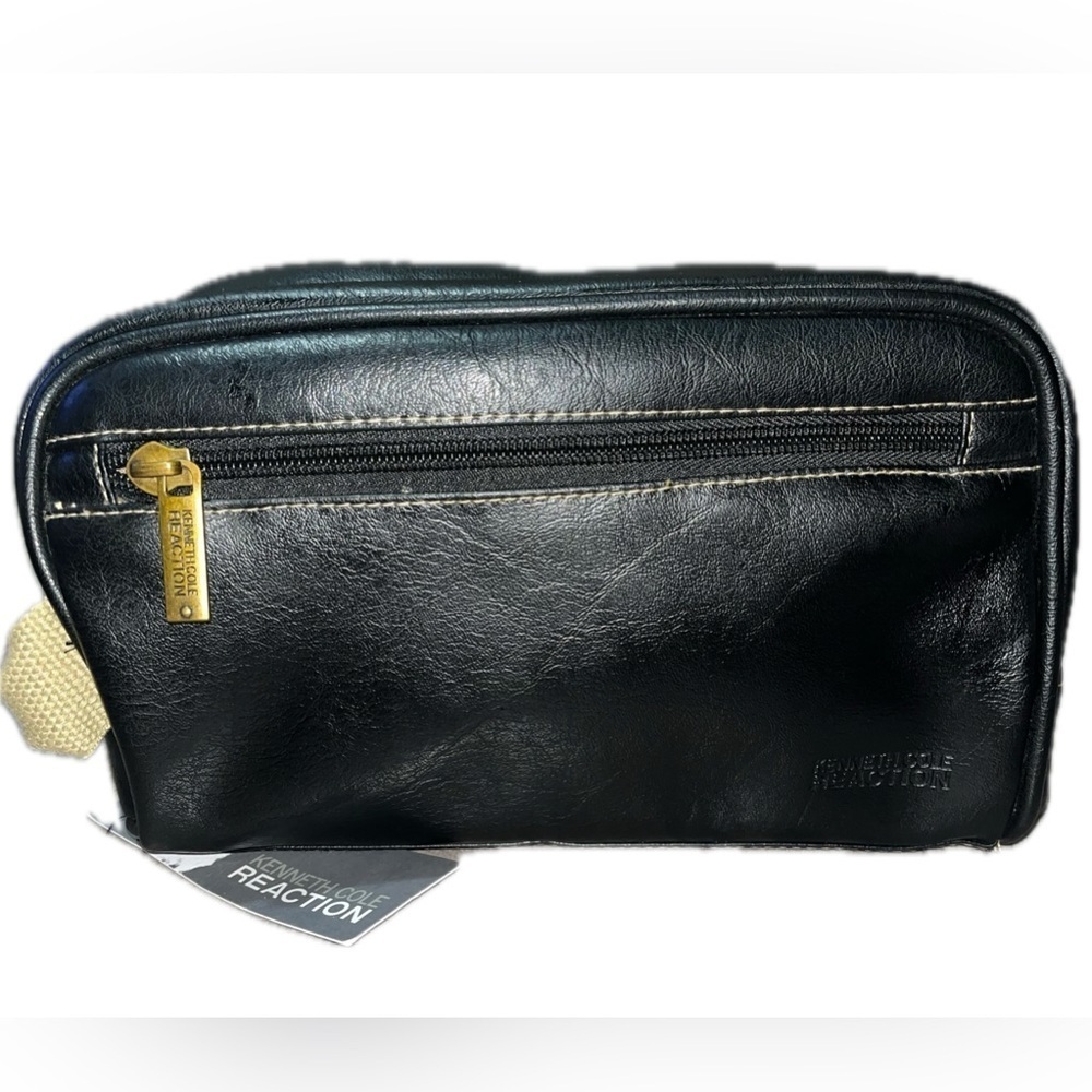 Kenneth Cole Reaction “Come Rain or Shine”Men’s Amenities Travel Bag, Black NWT